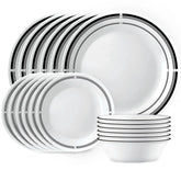 Corelle® Brasserie 18-piece Dinnerware Set, Service for 6