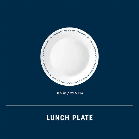 Corelle® Caspian Lace 8.5" Lunch Plate, 6 pack